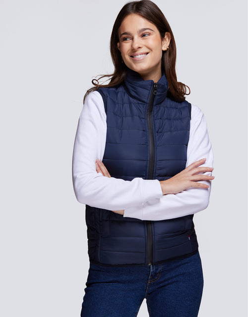 Gilet matelassé bleu foncé femme | Bonobo Gilet matelassé bleu foncé femme | Bonobo