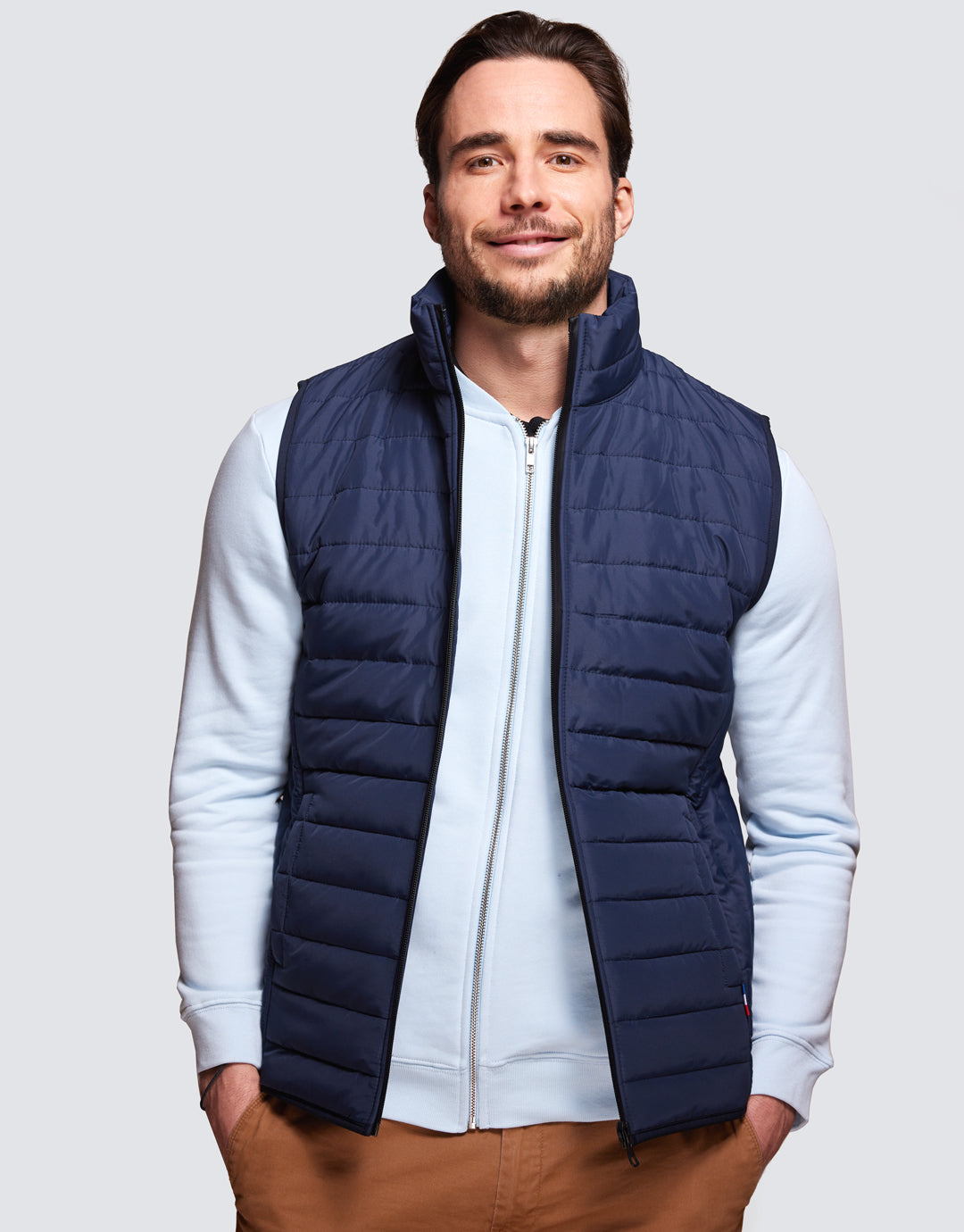 Manche Homme Gilet Sans Manche En Maille Torsadée Oysho Cardigan