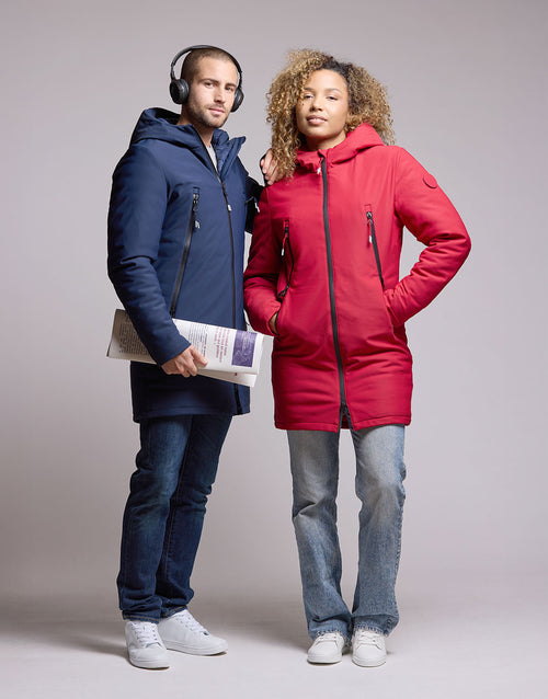 Parka longue homme avec doublure matelassée VERMONT